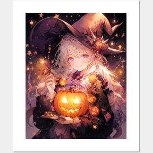 Witch girl Posters and Art